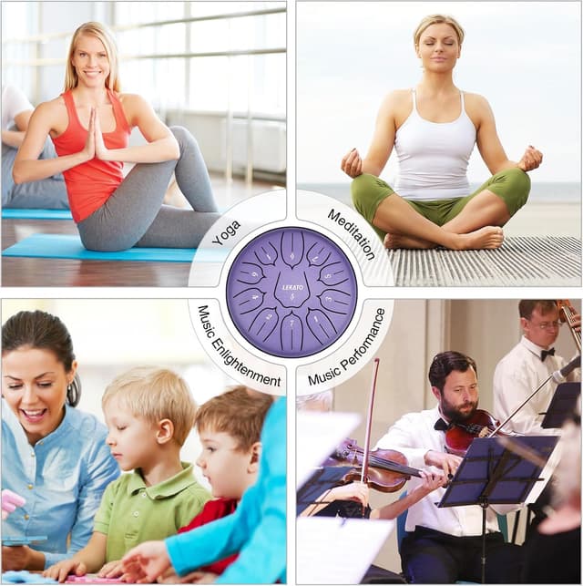 Thumbnail 5 de LEKATO Steel Tongue Drum 6 Inches