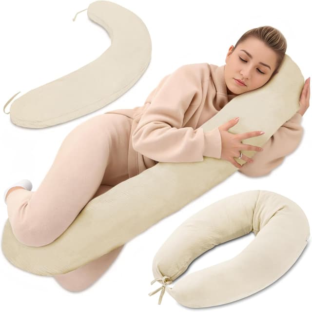 Imagen de Totsy Baby Stillkissen XXL Schwangerschaftskissen 190 cm en OfertitasTOP