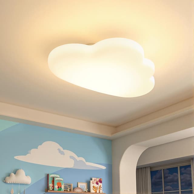 Detalle de AOEH LED Deckenleuchte Wolken 40 cm
