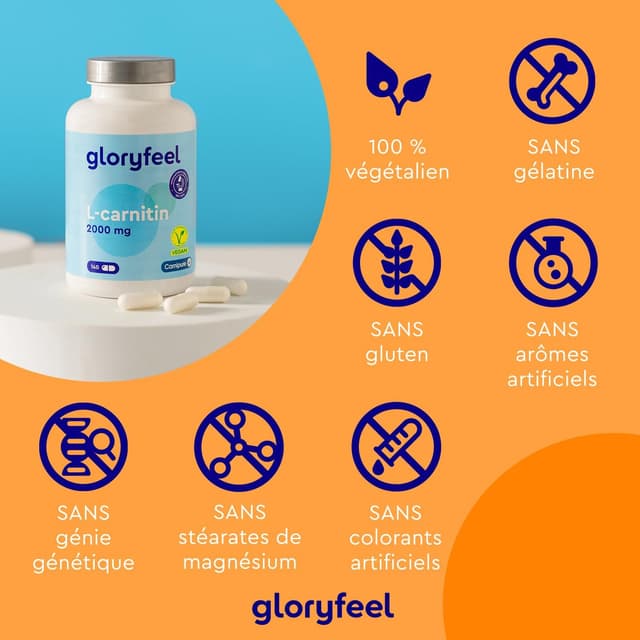 Thumbnail 3 de L‑CARNITINE Naturelle 2941 mg pré-entraînement 💊