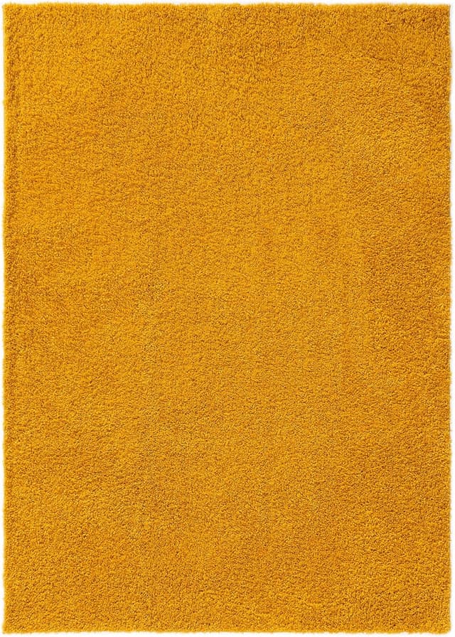 Detalle de benuta Sohari Alfombra de Pelo Largo Amarilla 133x190 cm 🟡