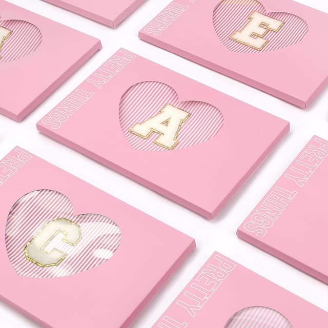 Thumbnail 6 de 2-Pack Initial Makeup Bags for Women (Pink) – Travel Cosmetic & Toiletry Bags