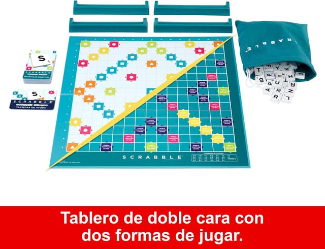 Thumbnail 4 de Mattel Games Scrabble 2 en 1 🧩 - Diversión familiar garantizada