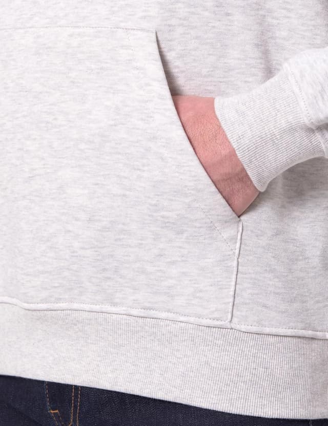 Detalle de Tommy Jeans Uomo felpa Linear Logo con cappuccio