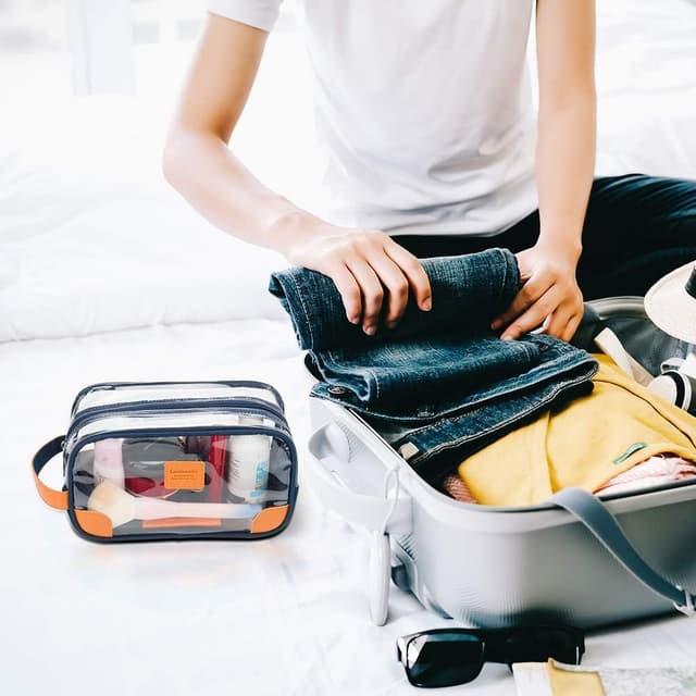 Thumbnail 6 de Lermende beauty case trasparente 24 x 11 x 13