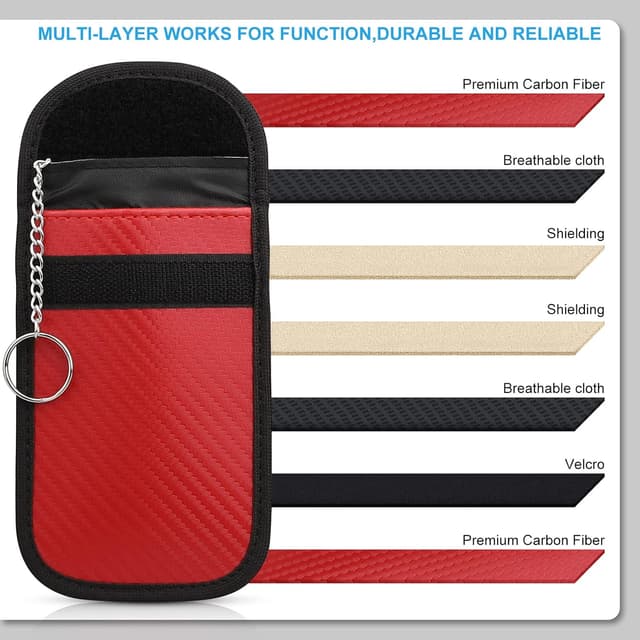 Thumbnail 4 de Diyife Faraday Pouch 2-pack for car keys 🔐