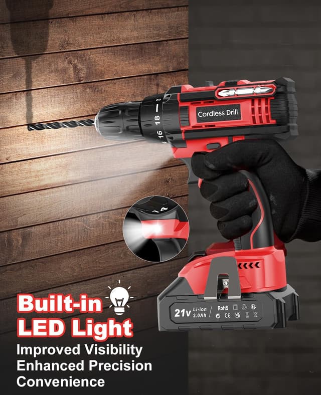 Thumbnail 5 de MHPRO Cordless Drill 21V 42N.m