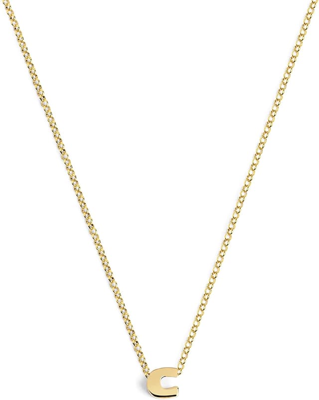 Thumbnail 5 de SINGULARU Collana personalizzata con lettera in argento 925 placcato oro