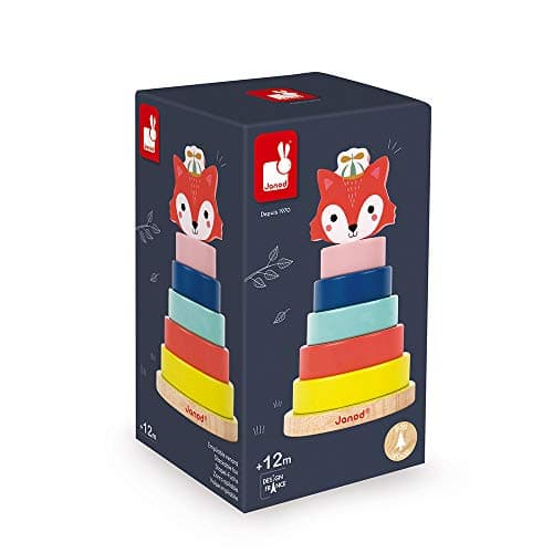 Thumbnail 10 de Janod Baby Forest - Juego Apilable de Madera 🌳