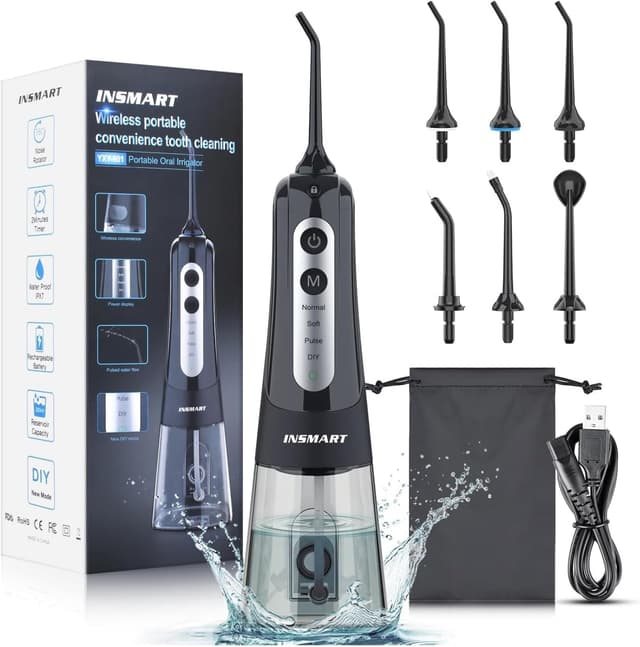Imagen de INSMART Professional Water Flosser 300ml 💧🦷 en OfertitasTOP