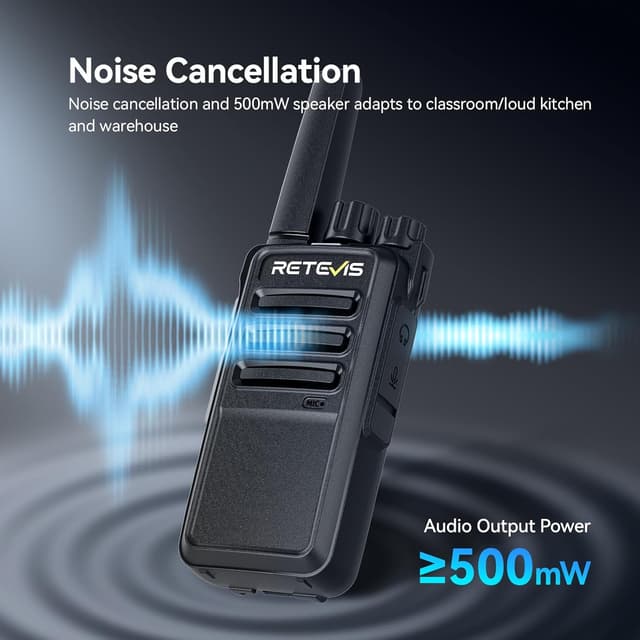 Thumbnail 4 de Retevis RT68 6‑pack FRS walkie talkies