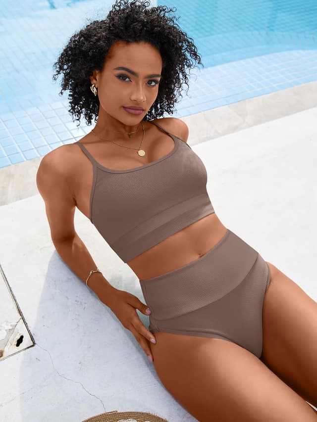 Thumbnail 5 de ANRABESS Women High-Waisted Bikini 2-piece