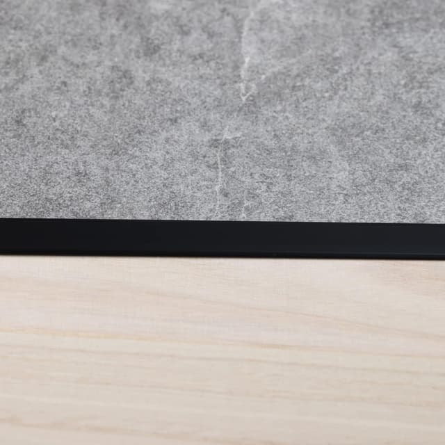 Thumbnail 6 de Trimold 3‑piece Aluminium T Moulding Trim & Floor Transition Strips (Matte Black) 0.9m x 2cm