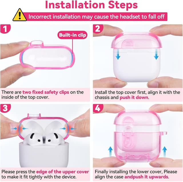 Thumbnail 4 de Skyconser AirPods 4 Case with Safety Lock