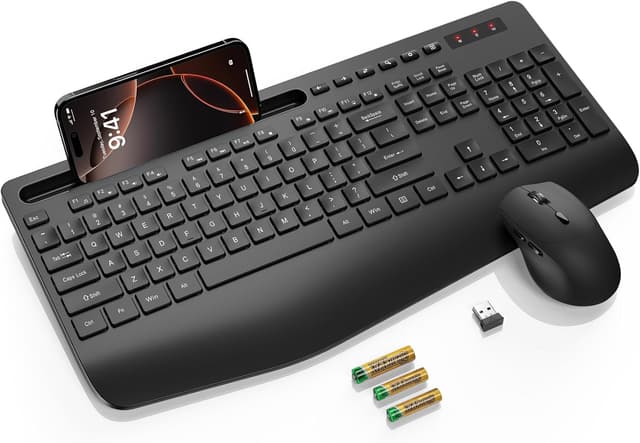 Detalle de SABLUTE Wireless Keyboard Combo 33 ft ⌨