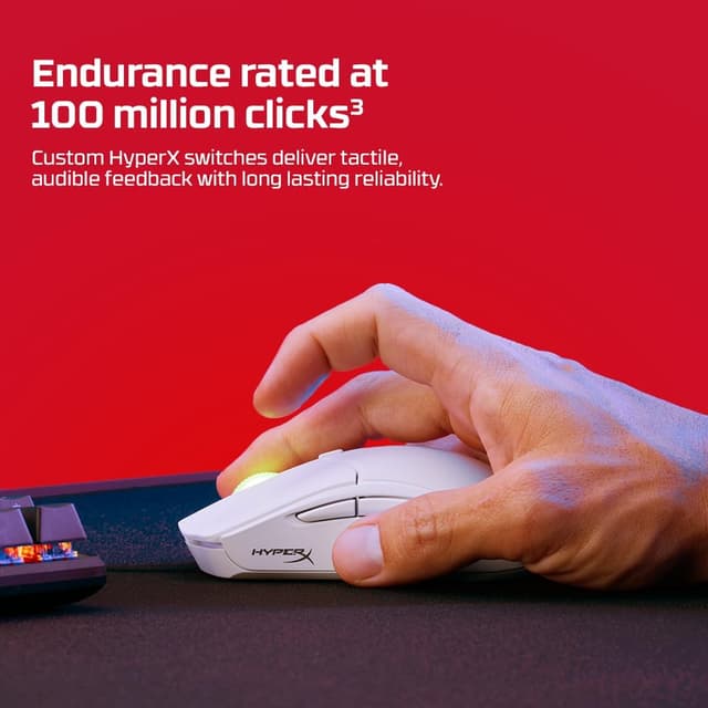 Detalle de HyperX Pulsefire Haste 2 Wireless Gaming Mouse