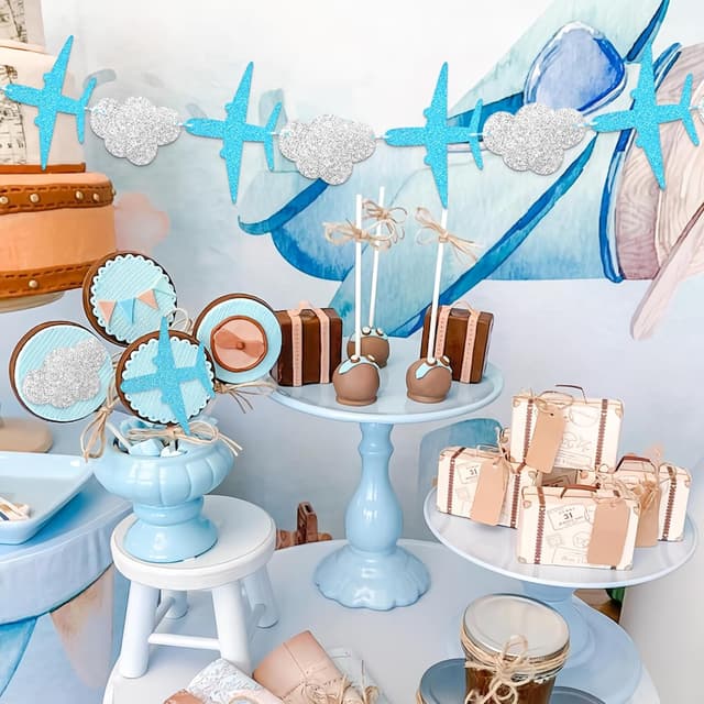 Thumbnail 4 de SUNBEAUTY Flugzeugbanner 3 m Wolken