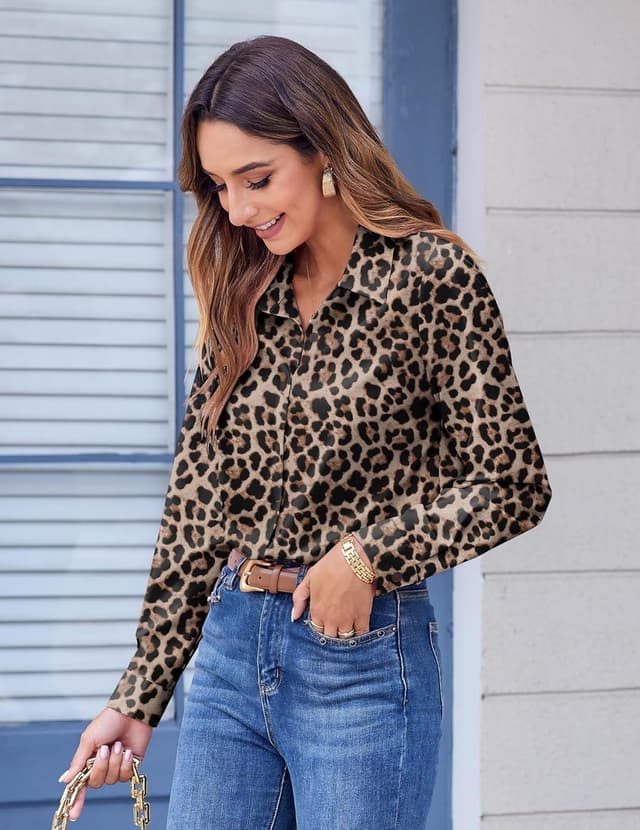 Detalle 2 de Zeagoo Button Down Floral Blouse 1 emoji