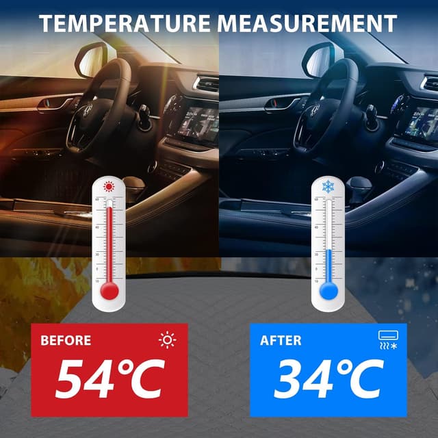 Thumbnail 1 de Copri parabrezza magnetico 180×145×110 cm per auto