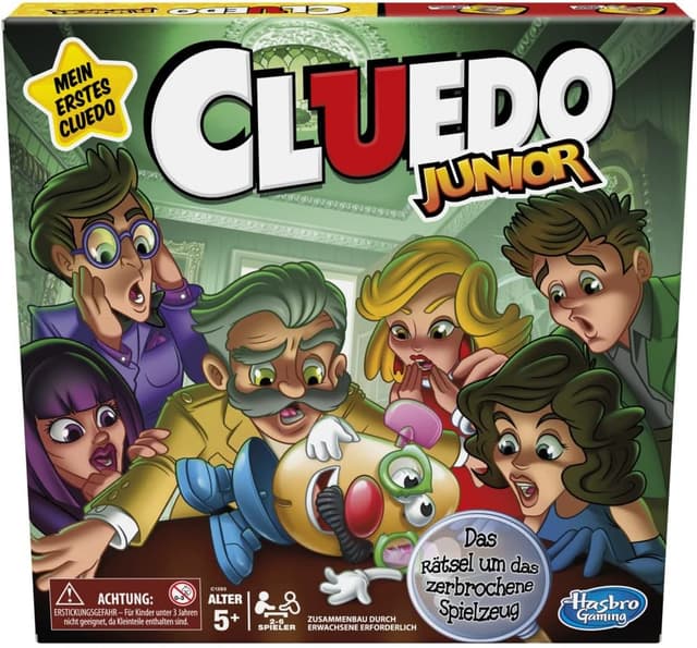 Detalle de Hasbro Cluedo Junior Brettspiel ab 5 Jahren 🎲