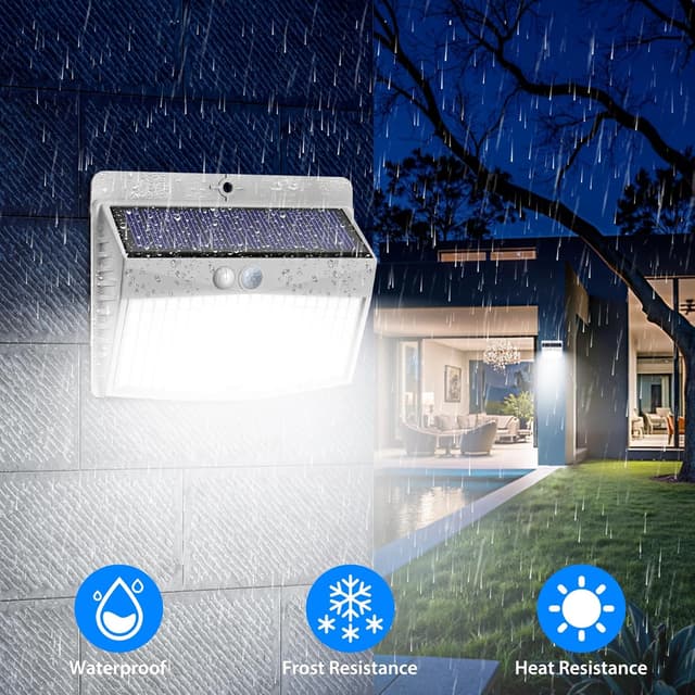 Thumbnail 2 de Peasur Solarlampen 168 LED 180° für außen