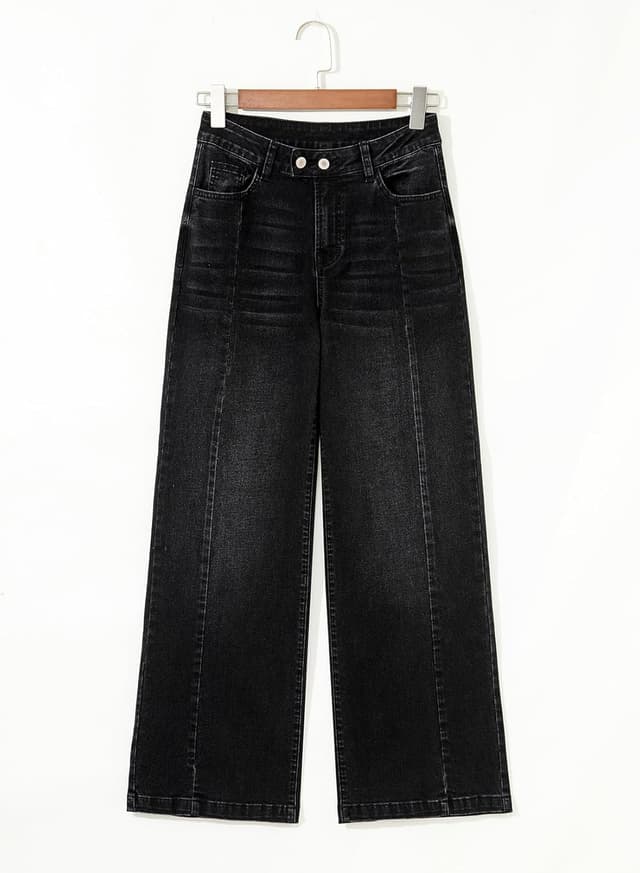 Thumbnail 5 de Sidefeel Women's Wide Leg Jeans high waisted