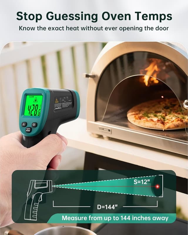 Thumbnail 5 de ERICKHILL Termometro a infrarossi -50°C–600°C 🌡