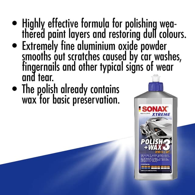 Detalle 2 de SONAX Polish+Wax 3 Hybrid NPT 500 ml