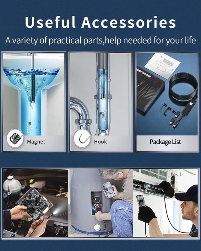 Thumbnail 5 de Dual Lens Endoskopkamera 1080P HD