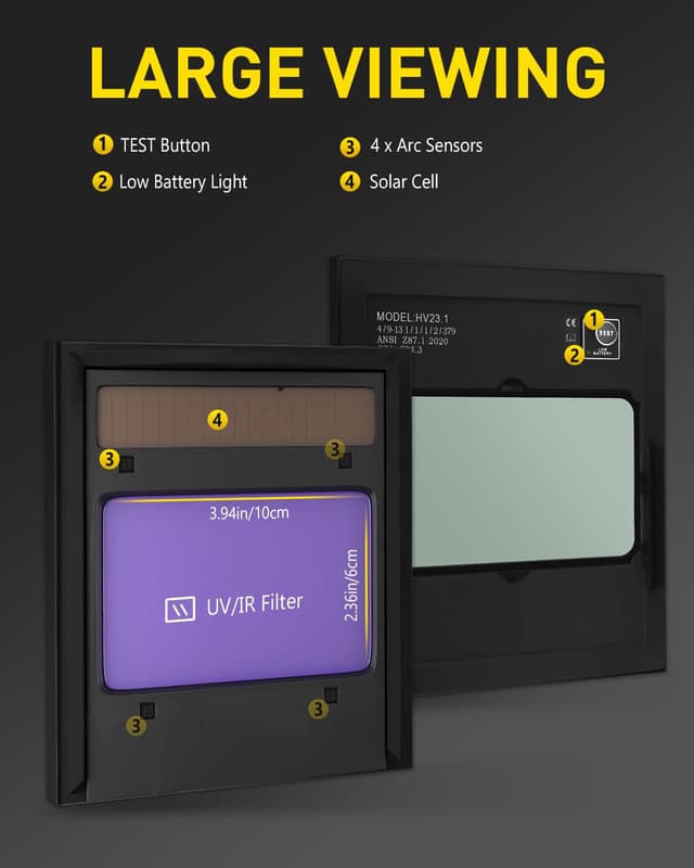 Thumbnail 2 de HV23.1 Casco saldatura oscuramento automatico