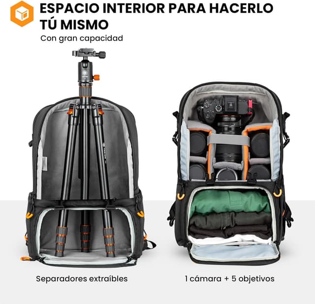 Thumbnail 4 de TARION Mochila profesional para cámara 15,6