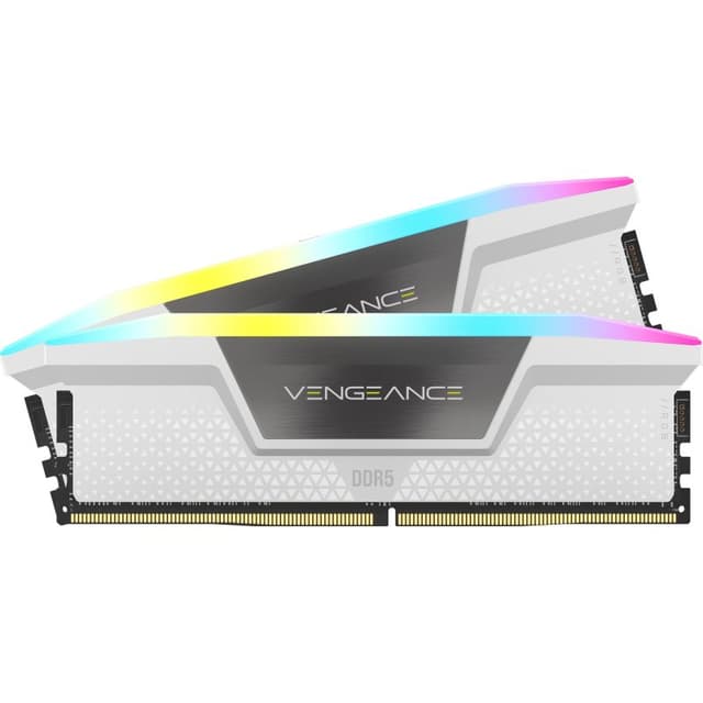 Detalle de Corsair Vengeance RGB CMH32GX5M2E6000Z36W 32 GB DDR5
