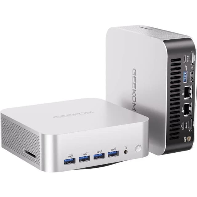 Detalle de geekom A9 Max mini PC con 32GB RAM