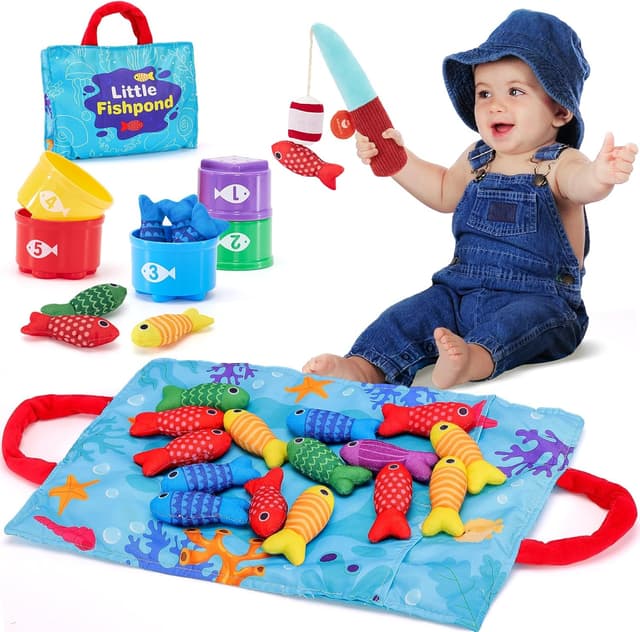 Imagen de hahaland Montessori Fishing Set 10-in-1 🎣 en OfertitasTOP