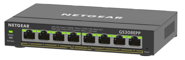 Thumbnail 6 de Netgear GS308EPP 8-Port Gigabit-Switch mit 7x Power over Ethernet (PoE)