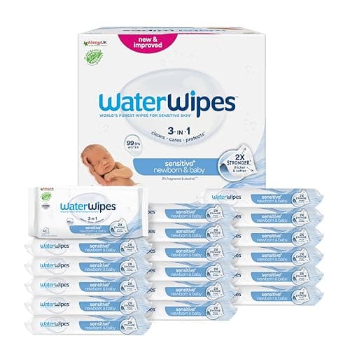 Detalle de WaterWipes Sensitive+ 1080 unidades