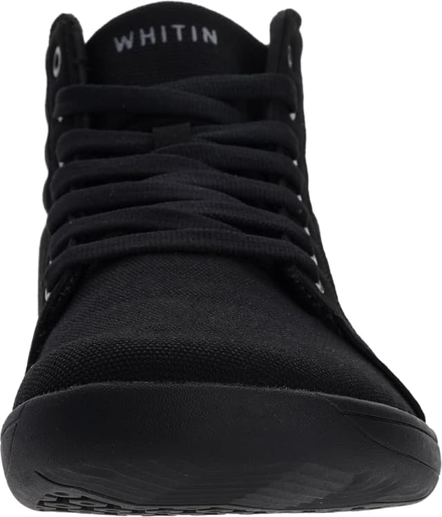 Detalle 2 de WHITIN Men’s Wide Hi-Top Minimalist Barefoot Sneakers (Zero Drop, Cushioned Ankle Support)