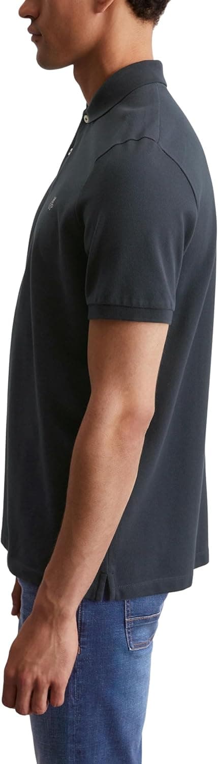 Detalle 2 de Marc O’Polo Herren T-Shirt B21223053092 (1er Pack) mit klassischem Polokragen