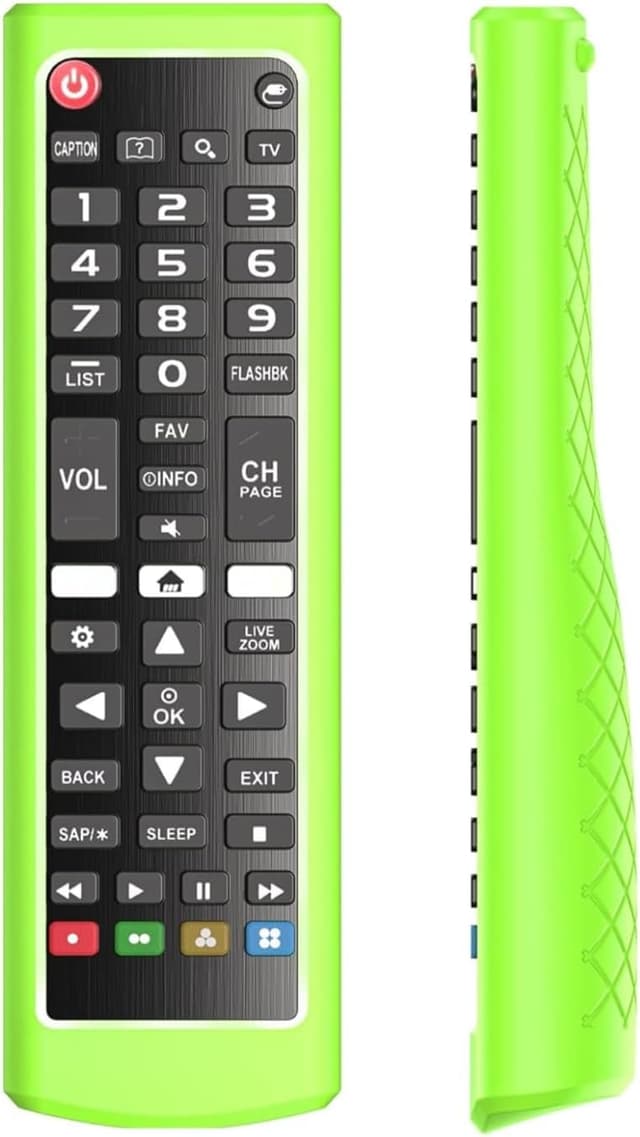 Detalle de Silicone Case for LG AKB Series remotes (AKB75095307, AKB74915305, AKB75375604) – anti-slip TV remote skin sleeve