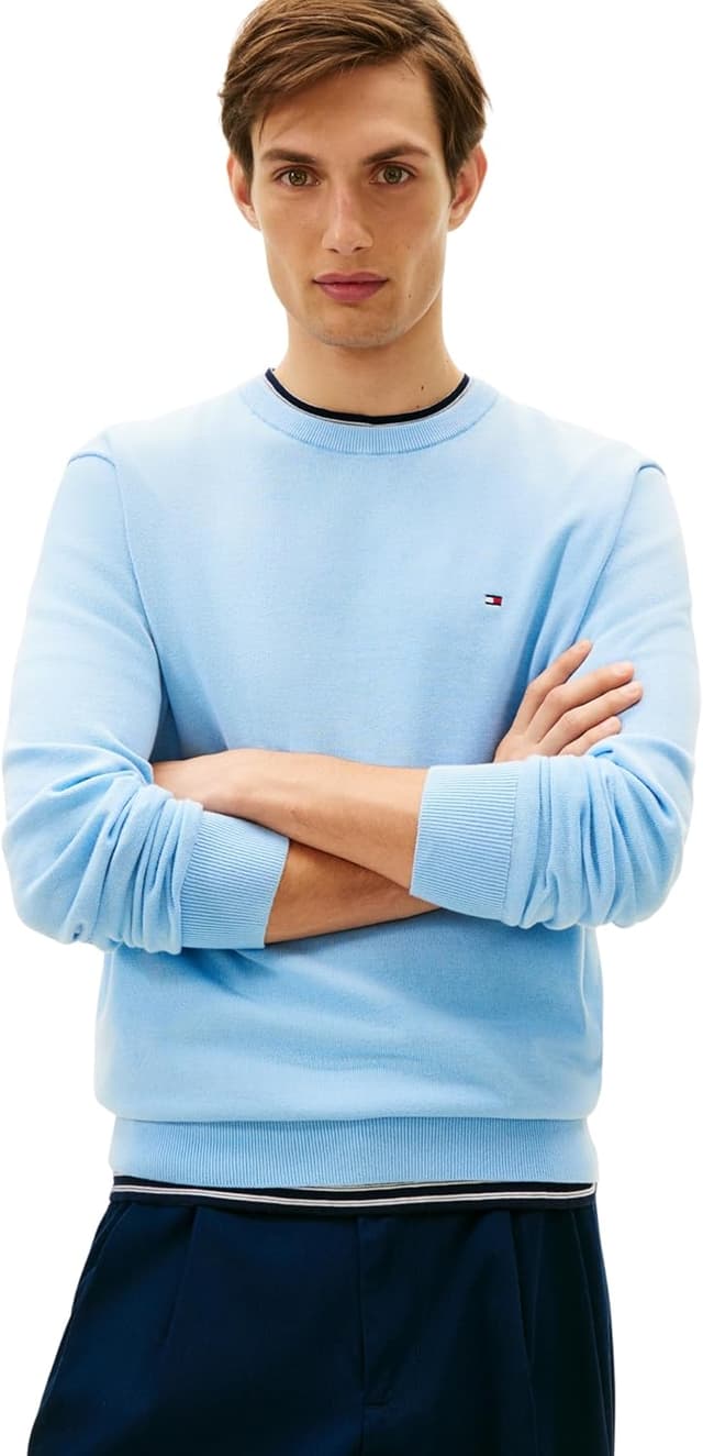 Detalle de Tommy Hilfiger Pullover Essential Cotton Scollo Rotondo