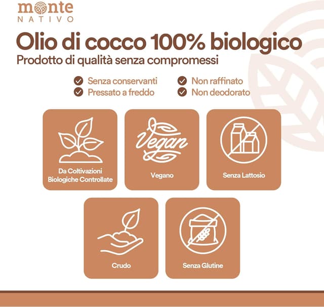 Thumbnail 2 de MonteNativo Olio di Cocco Extra Vergine 1L