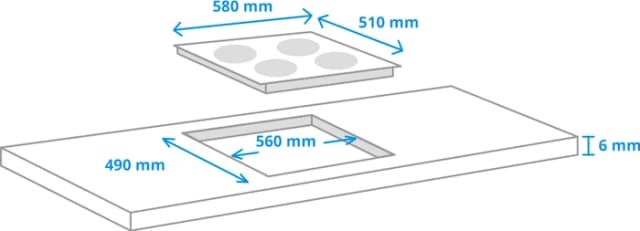 Thumbnail 15 de AEG TI64IB1FIZ SaphirMatt Induktionskochfeld 4 Zonen