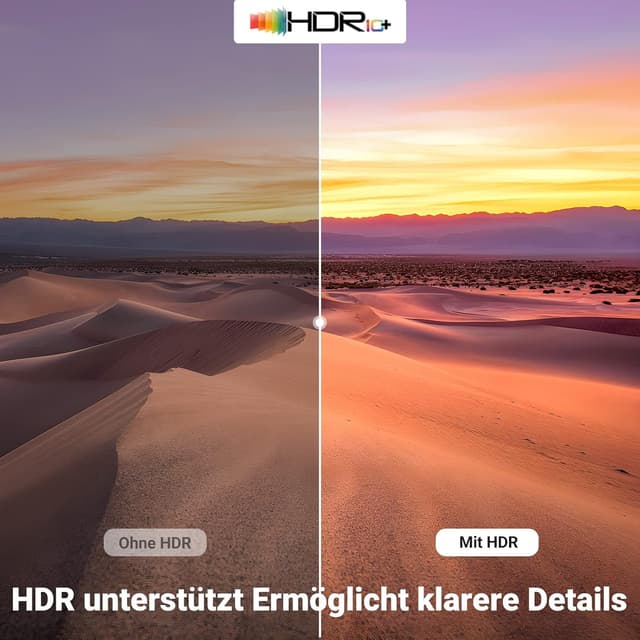 Detalle de UGREEN HDMI 2.0 Switch 4K@60Hz (3 Eingänge auf 1 Ausgang) mit Fernbedienung – für PS5/PS4, Xbox, Apple TV & mehr