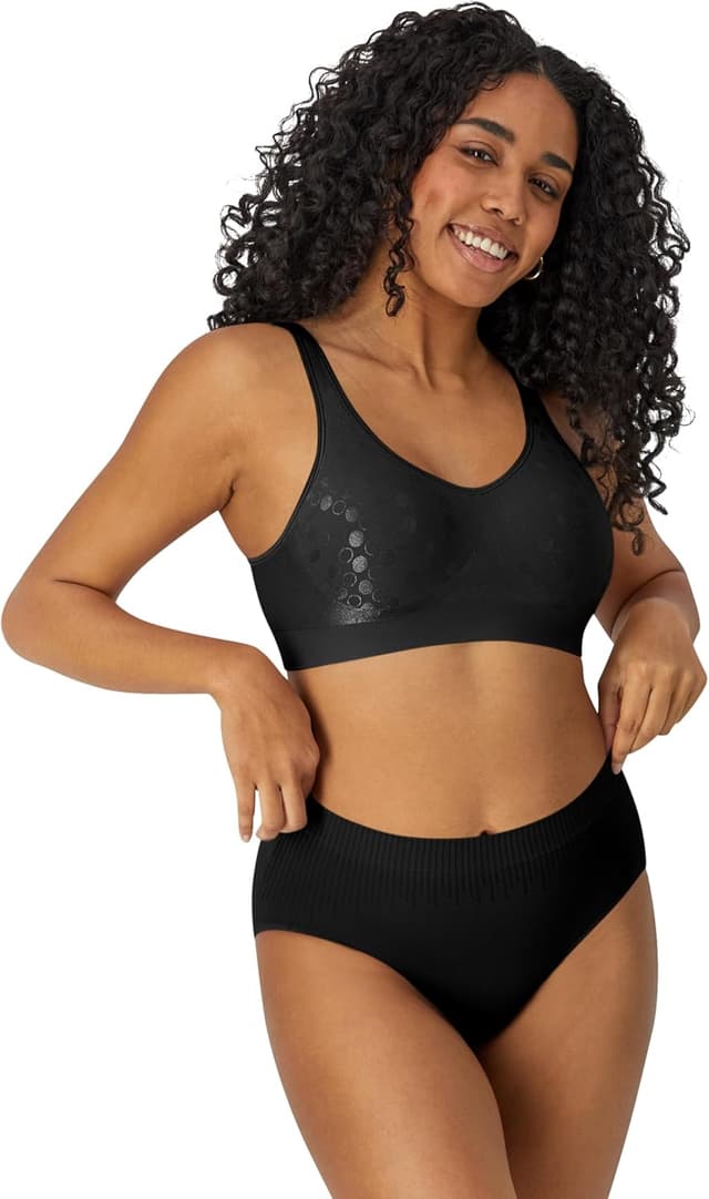 Detalle de Bali Women’s Wireless Comfort Revolution Bra (Seamless, Full Coverage)