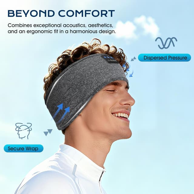 Thumbnail 3 de LC-dolida Schlafkopfhörer Bluetooth Stirnband