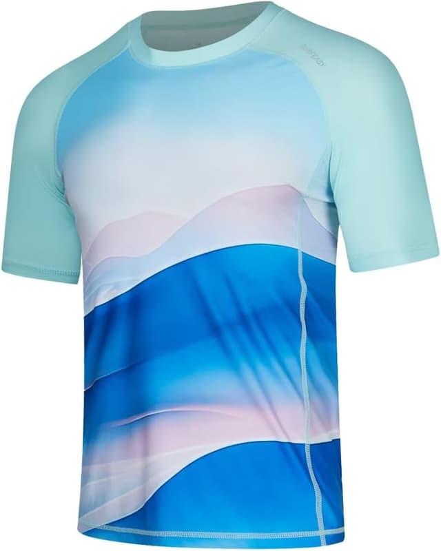 Thumbnail 6 de SURFEASY Men’s Short & Long Sleeve UV Rash Vest (UPF 50+) – Quick-dry UV swim top