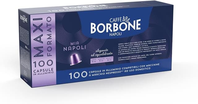 Thumbnail 6 de Caffè Borbone Miscela Mia Napoli – 100 capsule in alluminio, compatibili Nespresso* (Mia Napoli)