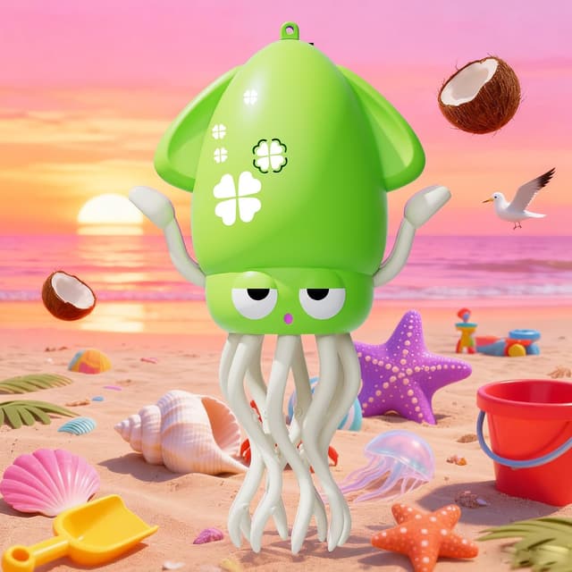 Detalle de Giocattolo interattivo polpo danzante con LED, musica e sensori a infrarossi