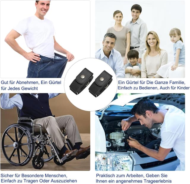 Thumbnail 6 de JasGood Schnallenloser Gürtel 3,5 cm