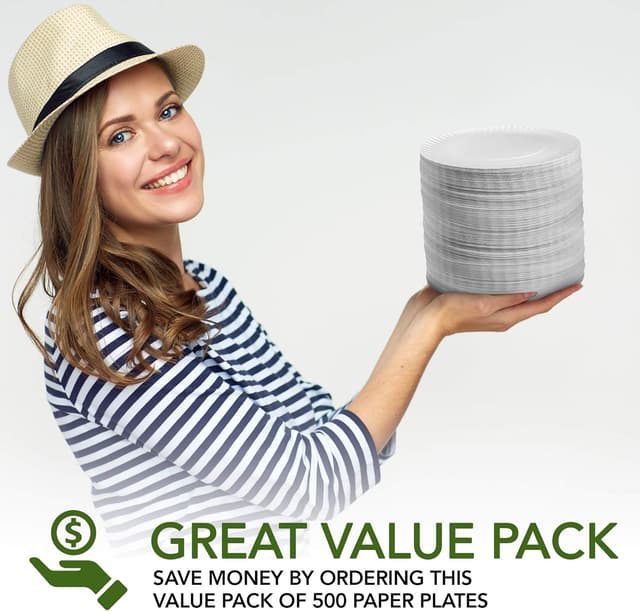 Thumbnail 3 de Stock Your Home 9-Inch Paper Plates